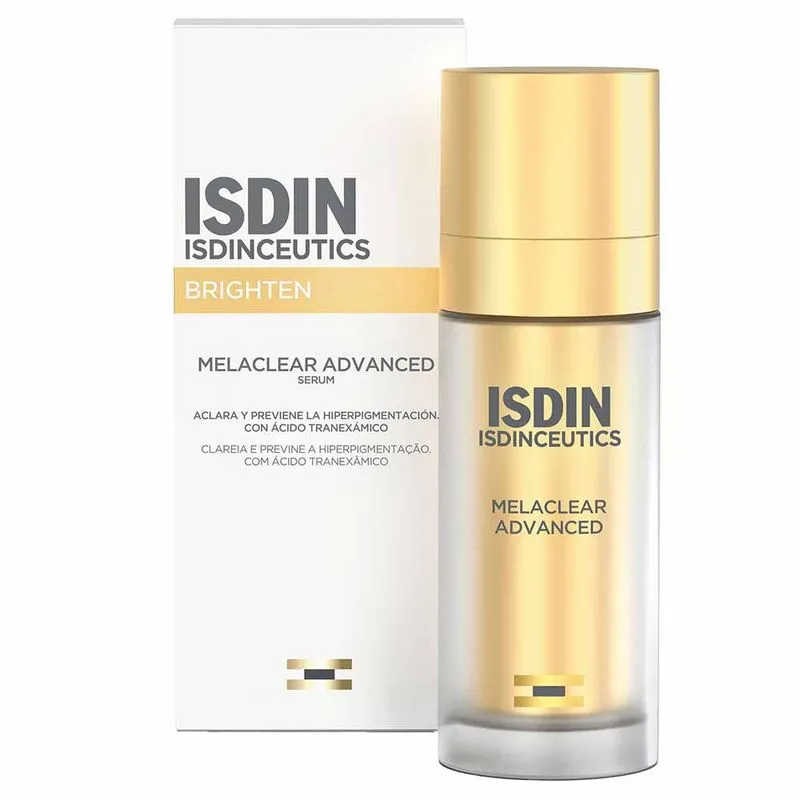 Sérum Facial Clareador ISDIN Melaclear Advanced 30ml Sérum Facial Clareador ISDIN Melaclear Advanced 30ml