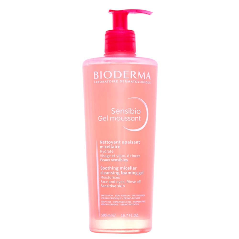 Gel de Limpeza Micelar Bioderma Sensibio Gel Moussant 500ml Gel de Limpeza Micelar Bioderma Sensibio Gel Moussant 500ml